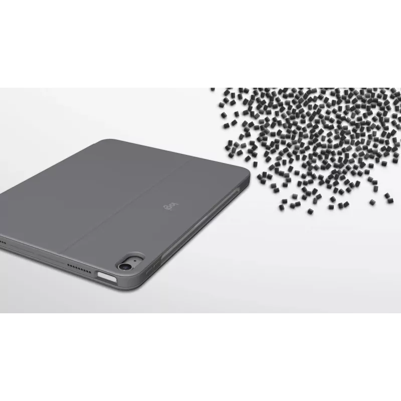 LOGITECH Combo Touch voor iPad Air 11in 5e gen Oxford grijs Qwertz Duits