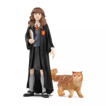 Schleich Hermione Granger & Crookshanks figuur meerkleurig 42635
