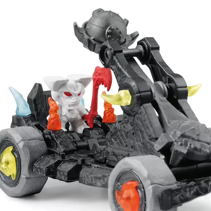 schleich ELDRADOR CREATURES katapult met mini-creatuur, monster en draken, robot / mini-creaturen, 7 jaar, meerkleurig, kunststof