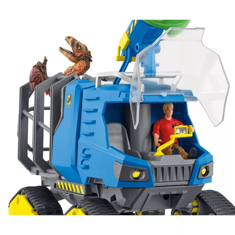 Voertuig Schleich Dinosaurs rupsvoertuig meerkleurig 42604