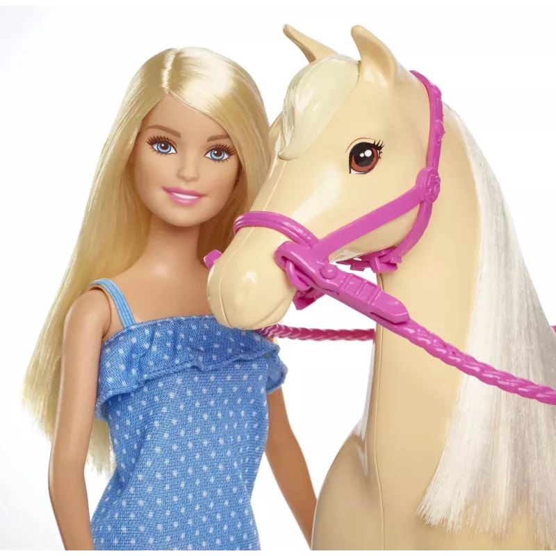 Barbie pop en paard, modepop, vrouwelijk, 3 jaar, meisje, 250 mm, 480 g
