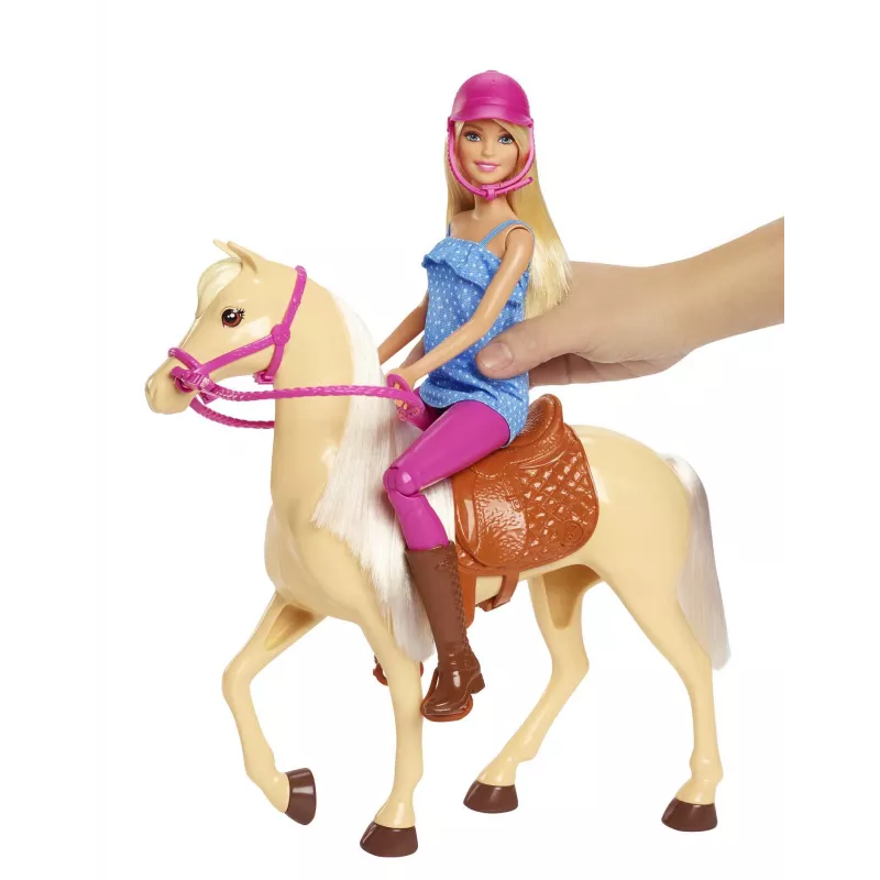Barbie pop en paard, modepop, vrouwelijk, 3 jaar, meisje, 250 mm, 480 g
