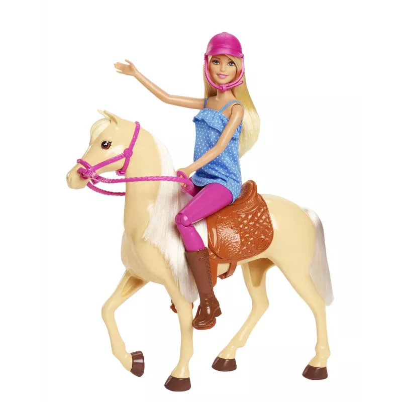 Barbie pop en paard, modepop, vrouwelijk, 3 jaar, meisje, 250 mm, 480 g