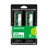 SO-DIMM 16 GB DDR4-3200 (2x 8 GB) dual-kit, werkgeheugen groen, AD4S32008G22-DTGN, Premier