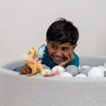 schleich BAYALA feniks, 5 jaar, eenhoorn / pegasus, eenhoorns & feeën, geel, kunststof