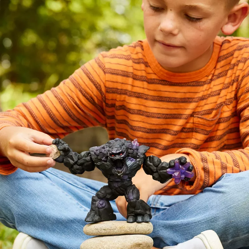 schleich ELDRADOR CREATURES schaduwsteenmonster, monsters en draken, steenwereld, 7 jaar, zwart, paars, kunststof