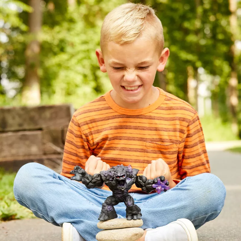 schleich ELDRADOR CREATURES schaduwsteenmonster, monsters en draken, steenwereld, 7 jaar, zwart, paars, kunststof