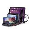 Lindy 96W 10-poorts USB-laadstation, vrijstaand, kunststof, zwart, contact, met alle USB Type-A apparaten, stroomvoorziening