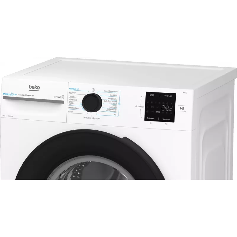 Beko b300 BM3WFU3741X wasmachine frontlader 7 kg 1351 t/min wit