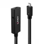 Lindy 5m USB 3.2 Gen 2 C/C actieve verlengkabel, 5 m, USB C, USB C, USB 3.2 Gen 2 (3.1 Gen 2), 10 Gbit/s, zwart