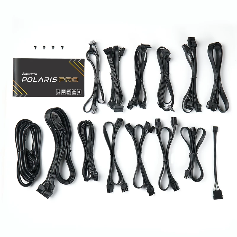 Chieftec Polaris PRO 1300W voeding 20+4-pin ATX ATX zwart