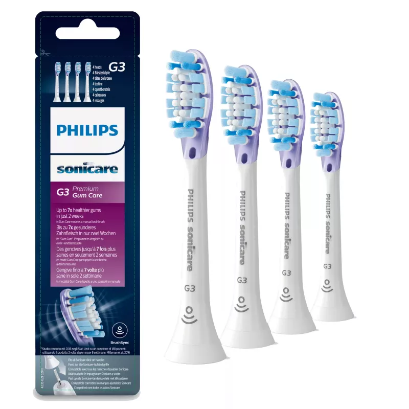 Philips G3 Premium Gum Care HX9054/17 4-pack vervangbare elektrische tandenborstelkoppen