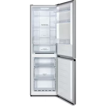 Hisense RB390N4BCC koel-vriescombinatie, 304 l (koelgedeelte 207 l, vriesgedeelte 97 l), energieklasse C, roestvrij staal