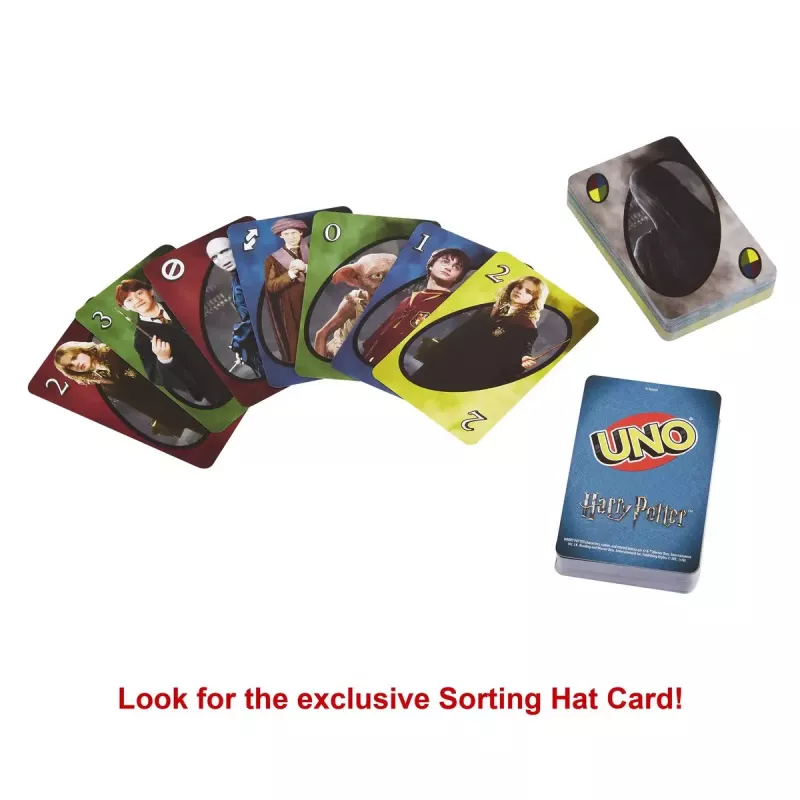 Kaartspel MATTEL UNO Harry Potter – aflegspel, vanaf 7 jaar