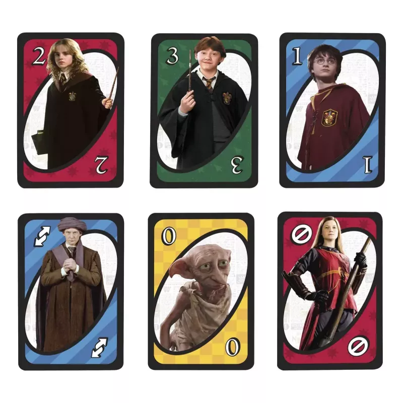 Kaartspel MATTEL UNO Harry Potter – aflegspel, vanaf 7 jaar