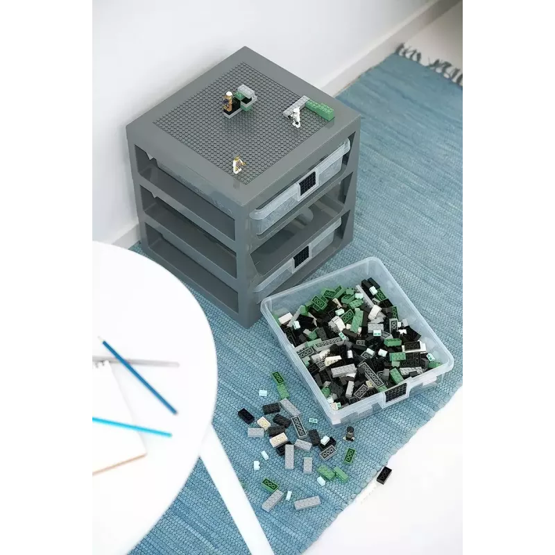 Ladenrek-set Room Copenhagen 40950003 grijze opbergbox voor laden