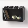 Shelf Room Copenhagen LEGO Brick 8 Shelf zwart, modulair displayrek