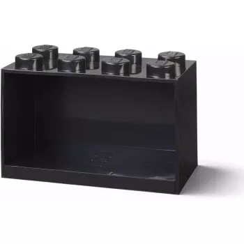 Shelf Room Copenhagen LEGO Brick 8 Shelf zwart, modulair displayrek
