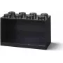 Shelf Room Copenhagen LEGO Brick 8 Shelf zwart, modulair displayrek