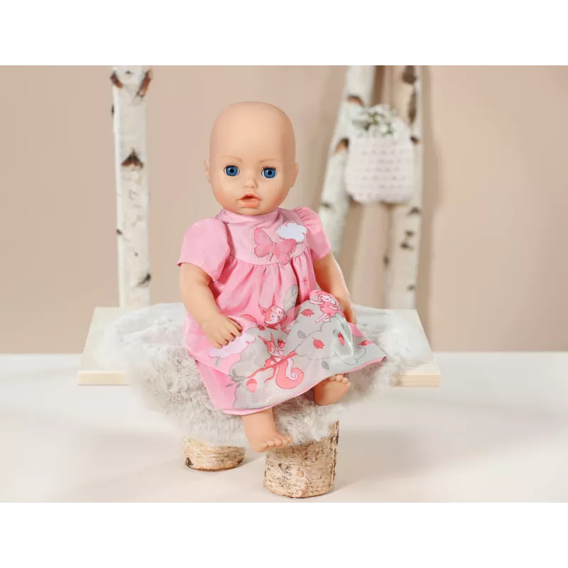 Baby Annabell jurk roze 43cm poppenjurk
