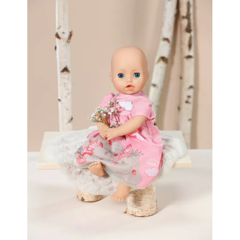 Baby Annabell jurk roze 43cm poppenjurk
