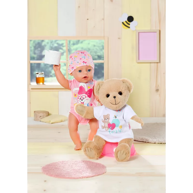 Knuffelbeer BABY born beer wit 0 tot 12 jaar