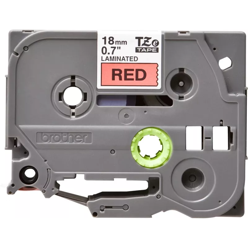 Etikettenband Brother TZe441 18mm zwart op rood