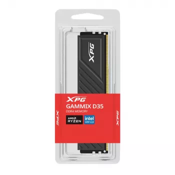 DIMM 8 GB DDR4-3600, werkgeheugen zwart, AX4U36008G18I-SBKD35, XPG GAMMIX D35, INTEL XMP