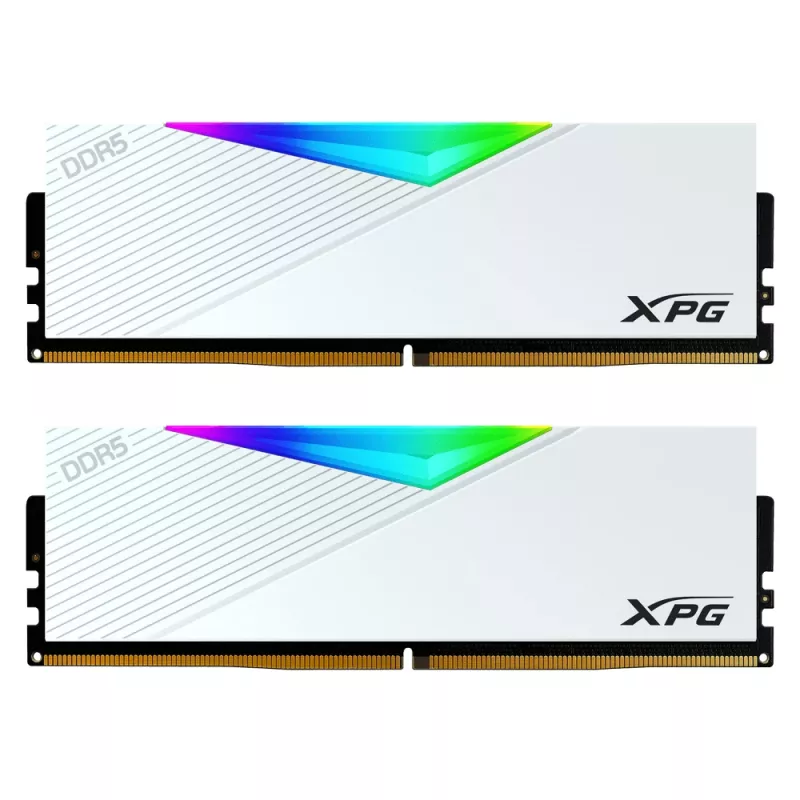 DIMM 64 GB DDR5-6400 (2x 32 GB) dual-kit, werkgeheugen wit, AX5U6400C3232G-DCLARWH, Lancer RGB, INTEL XMP