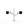 ERGOTRON LX Dual Stacking Arm, hoge zuil (wit)