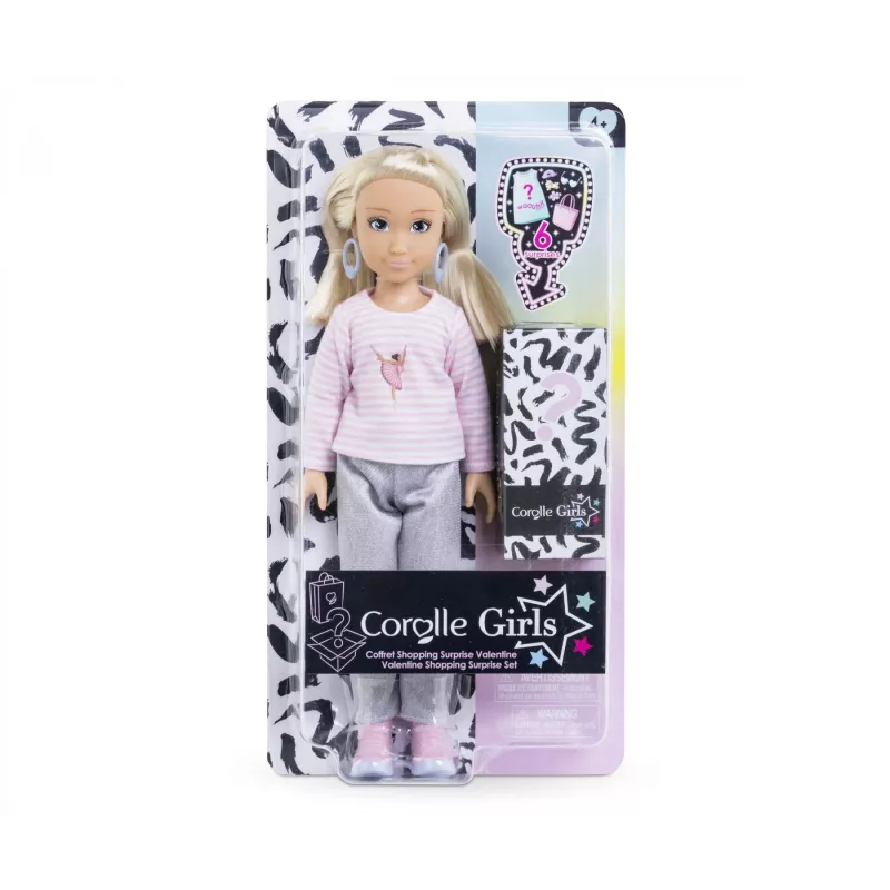 Corolle Girls Valentine Shopping Surprise pop, vanaf 4 jaar