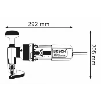Bosch 0 601 506 103 kraftschaar/knabbelschaar 2400 h/min 500 W
