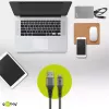 Lightning-kabel Wentronic 49267 0,5 m zwart-grijs