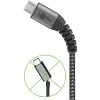 USB-kabel Wentronic 49282 USB 2.0 1 m Micro-USB B USB A zwart grijs