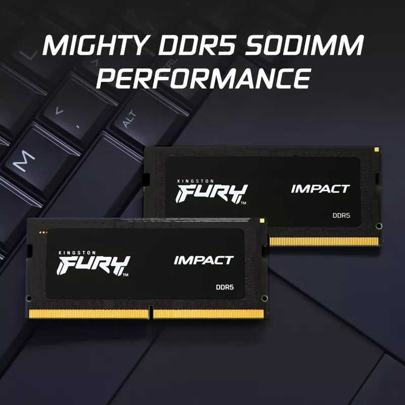 Kingston Technology FURY 32GB 6000MT/s DDR5 CL38 SODIMM (kit van 2) Impact XMP