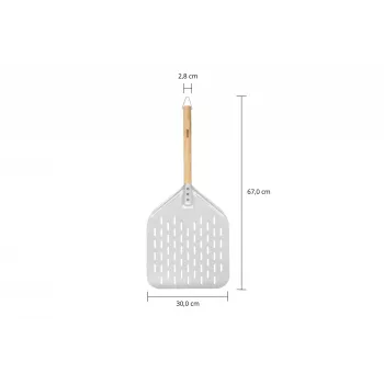 Unold 6881620 pizzaschep aluminium, hout