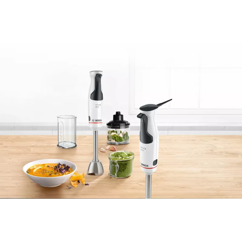 Bosch ErgoMixx Style MS6CM61V2 staafmixer met vacuüm, 1000 W, roestvrij staal/zwart