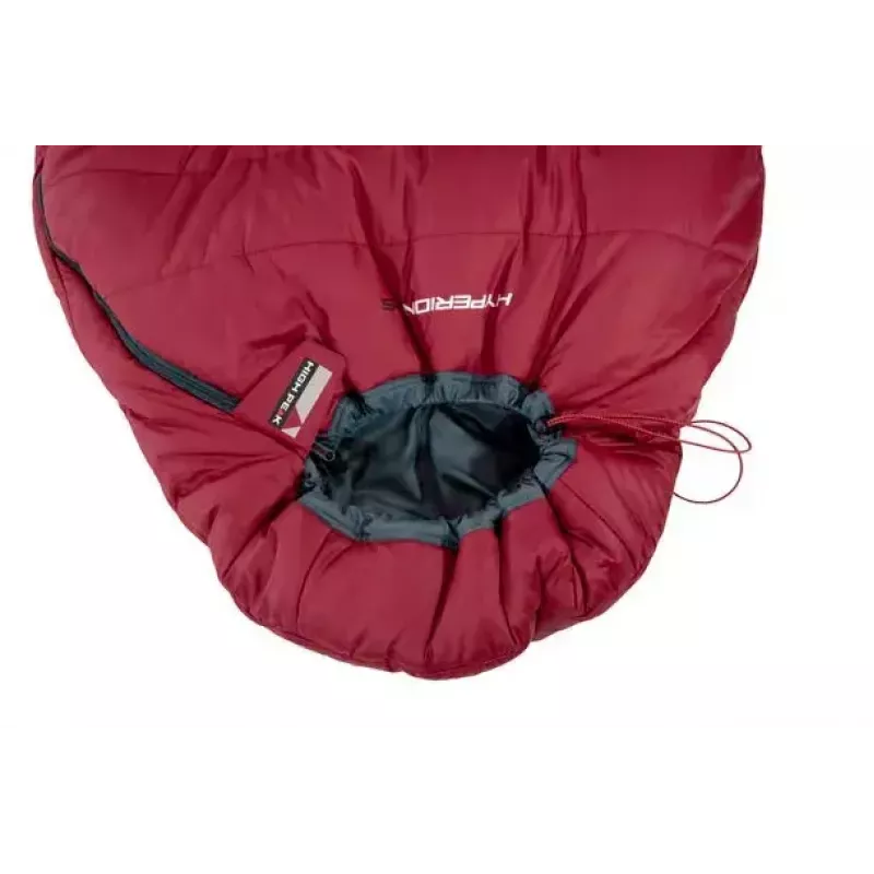 Mummieslaapzak High Peak Hyperion 1M nylon grijs rood 210 cm