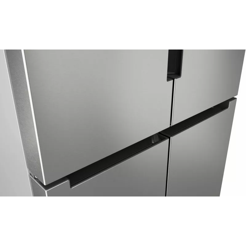Bosch Serie 4 KFN96APEA koel-vriescombinatie Side-by-Side, French Door, vrijstaand, 605 l (405 l + 200 l), Home Connect, energieklasse E, roestvrij staal