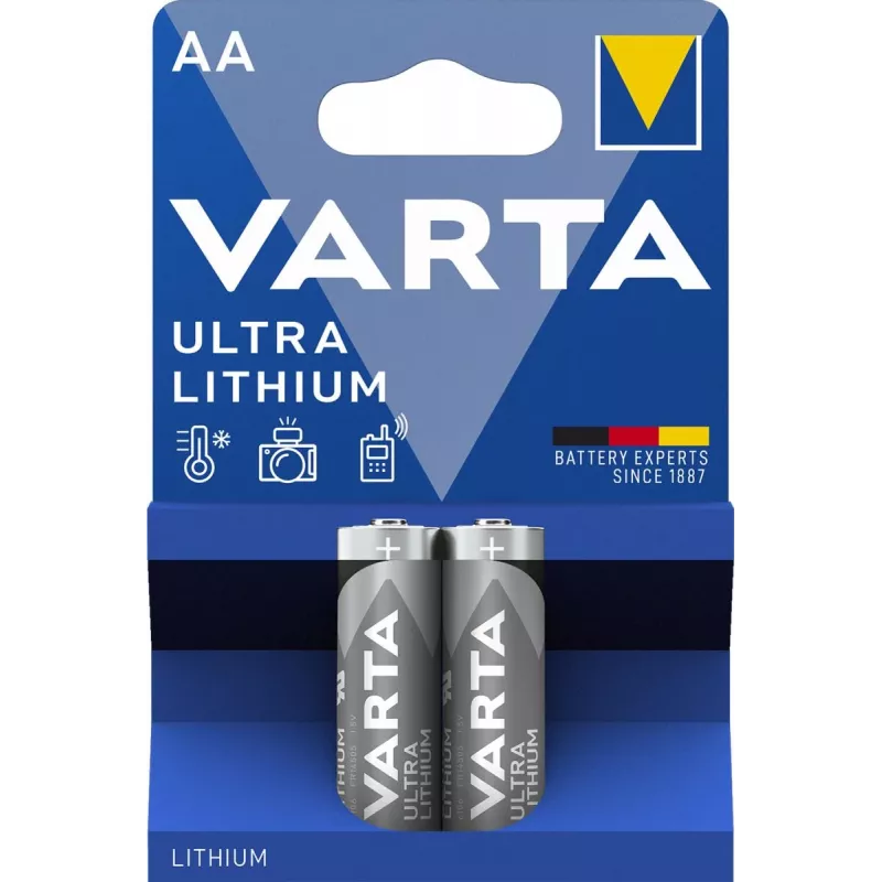 VARTA batterij eenmalig Ultra Lithium Mignon AA 1,5 V