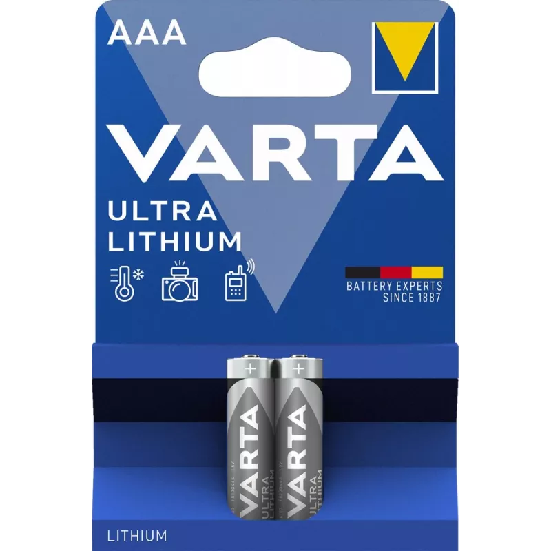VARTA batterij eenmalig Ultra Lithium AAA 1,5 V