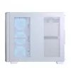 PC-behuizing Aerocool P500C Midi Tower Wit ATX Zijwaartse voeding 3x 120 mm ventilatoren