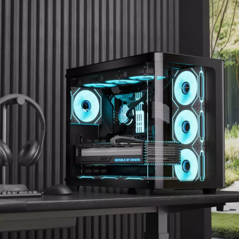 Aerocool P500C Midi Tower Zwart