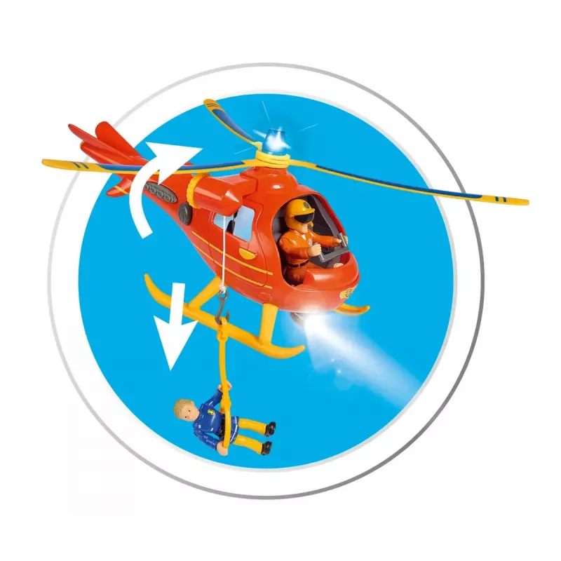 Helikopter Simba Toys 109252510 Fireman Sam Oranje 3+