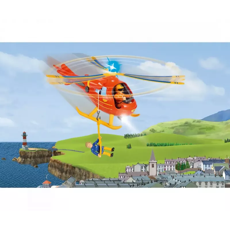 Helikopter Simba Toys 109252510 Fireman Sam Oranje 3+