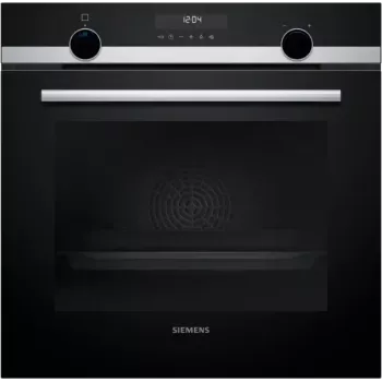 Siemens iQ500 HB578HBS7 inbouwoven 60 cm, 71 l, tot 275 °C, pyrolyse, Home Connect, energieklasse A+, zwart/roestvrij staal