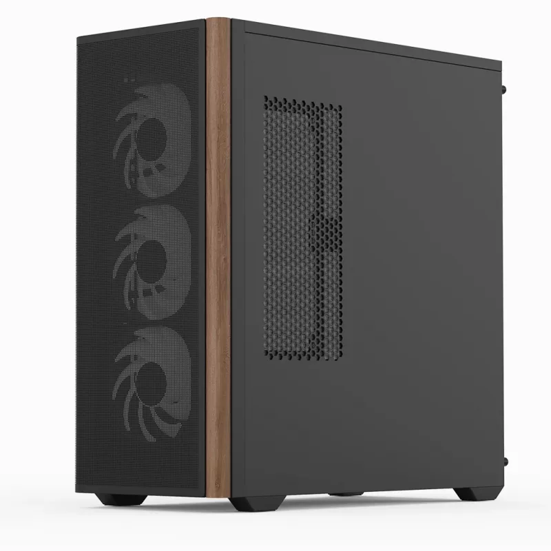 Aerocool D501A midi tower zwart