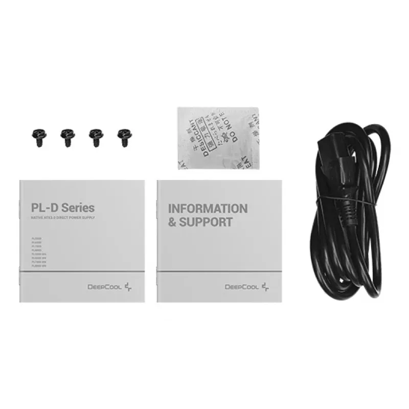 DEEPCOOL Pl800d voeding 800 W 20+4 pin ATX - zwart