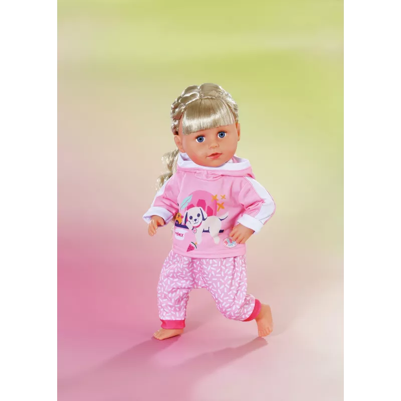 BABY born joggingpak roze 43 cm poppenkledingset