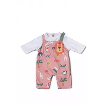 BABY born rompertje jungle 43cm poppenrompertje